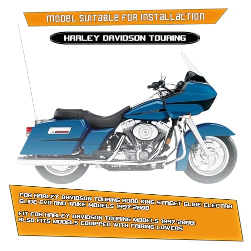 Kinglemc Crash Bar Engine Guard for Harley Davidson Touring(Chrome-C) - color: Chrome-C