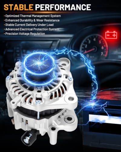 Alternator 14489 110A Fit for Honda Accord 2013-2017 2.4L CVT - size: 14489N