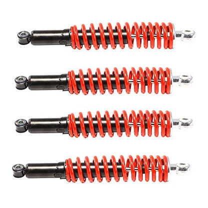 4PCS 13.75'' 350mm Front Shock Absorber Shocker Suspension for Quad ATV Dune Go Kart - color: 4PCS