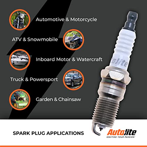 Autolite Iridium Spark Plug, 4 Pack | XP5224 | Automotive Replacement - size: 1 Count (Pack of 4)