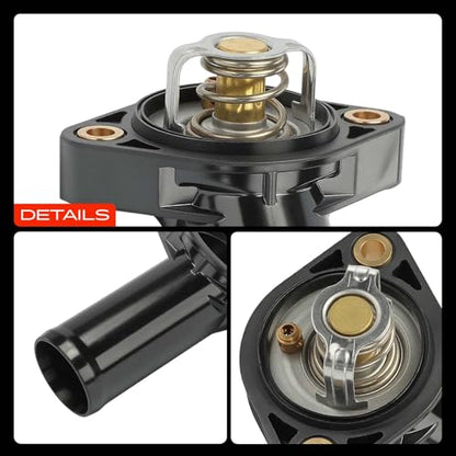 A-Premium Engine Coolant Thermostat Housing Assembly Compatible with Jeep