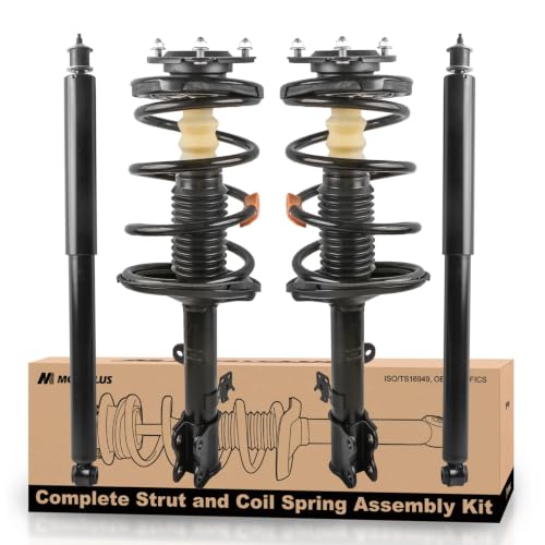 MOSTPLUS Front & Rear Complete Struts Assembly 171454 171453 437199 Compatible for 2001-2005 Toyota RAV4 AWD (set of 4) Coil Springs Shock Absorber - size: Front and Rear Struts(Set of 4), style: 2000-2005 RAV4 AWD
