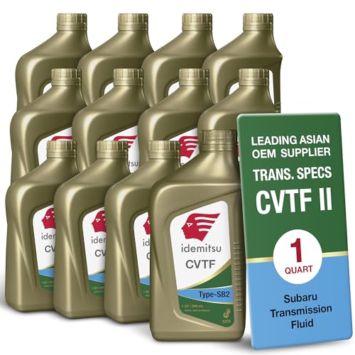 Idemitsu CVT Type SB2 Transmission Fluid for Subaru – 1 Qt, Case of 12 - size: 1 Quart, style: 12 Pack