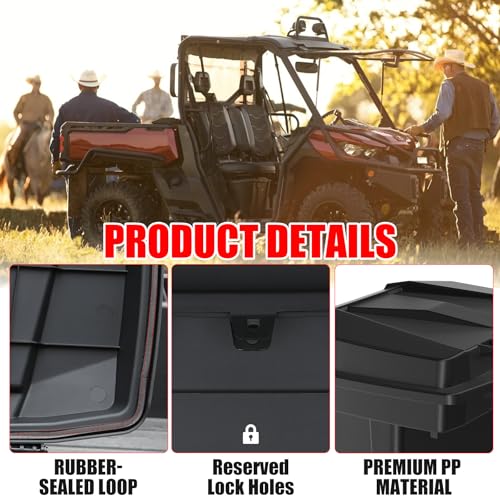 20L Removable UTV Cargo Storage Box for Can-Am Defender/Commander
