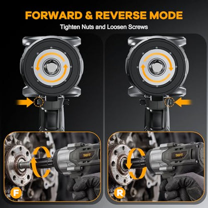 Cordless Impact Wrench 1110Ft-lbs Compatible with DeWalt 20V Battery