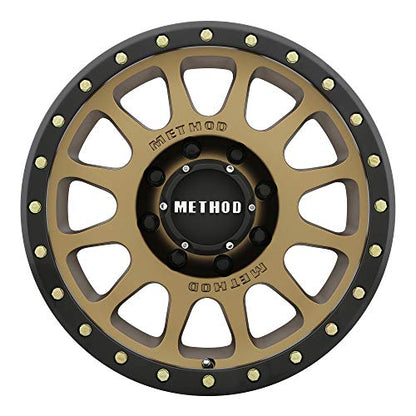 Method Race Wheels 305 NV Method Bronze/Black Street Loc 17x8.5" 8x6.5", 0mm offset 4.75" Backspace, MR30578580900 - color: Method Bronze/Black Street Loc, size: 17x8.5 inches, 8x6.5, 0/4.75"