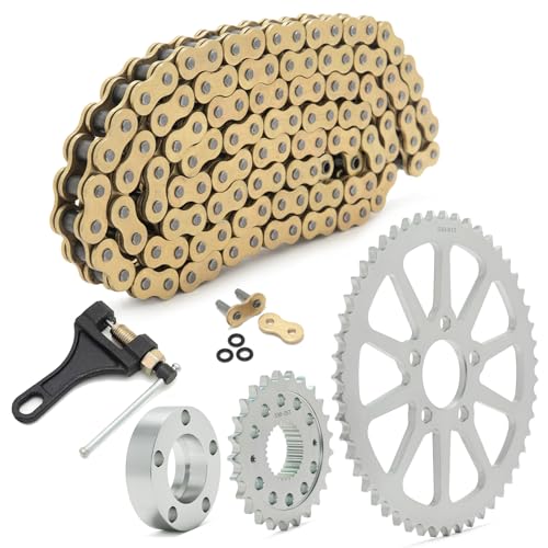 TOFR Belt Drive to Chain Drive Conversion Kit for Harley Softail Dyna 18-up - size: 25T+51T