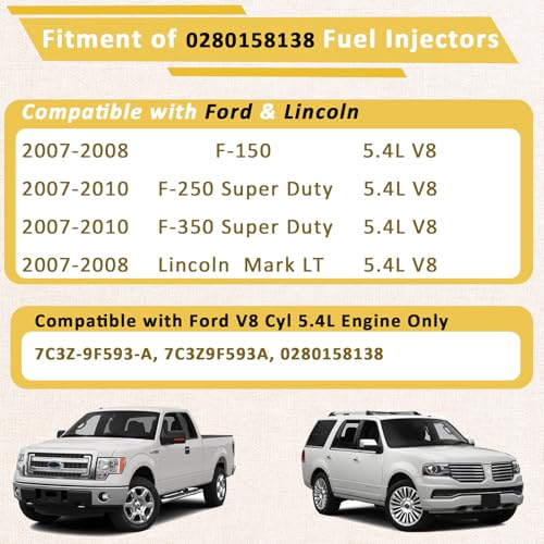 2007-2008 F150 5.4L Fuel Injectors