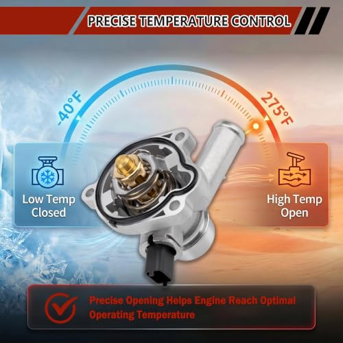 902808 Aluminum Engine Coolant Thermostat Housing For Chevy Cruze 2011-2016 - size: 902-808