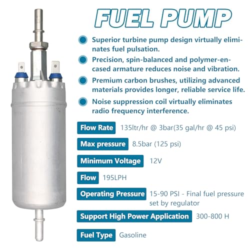 High Pressure Frame Mount Electric Diesel Fuel Pump for F250 F350 Powerstroke 7.3L 1998-2003 0580464074 E2236