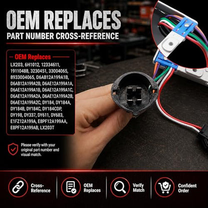 JA&MIU LX203 Ignition Control Module Compatible with 1976 - 1989 Ford Cars
