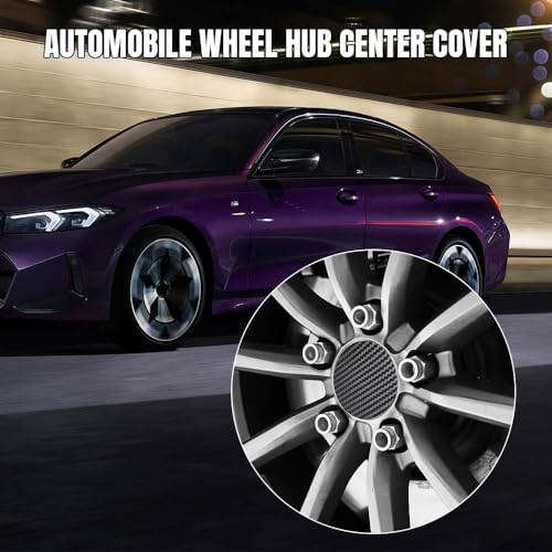 4PCS Car Wheel Center Caps, Center Caps for Rims, ABS Snap-in Vehicle Wheel Hub Cover, OD 60MM/2.36In ID 56MM/2.2In Modified Car Rim Cover Replacements for Most SUV Sedan Truck (Carbon Fiber) - color: Carbon Fiber