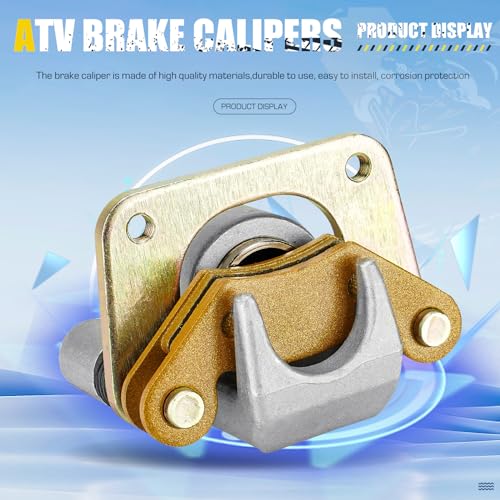 Rear Left/Right Brake Calipers Set with Pads for Polaris Ranger Crew 570/570-4 Ranger 570 800/XP/HD Ranger 900/XP Ranger 900/1000 Diesel/HST Ranger EV RZR 900/XP 900 Brutus, Replace for 1911373