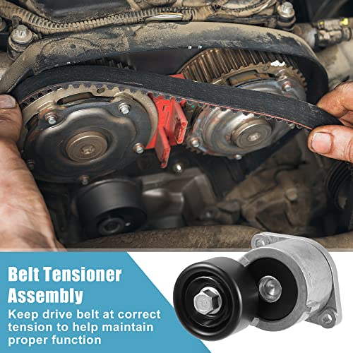 X AUTOHAUX Belt Tensioner Pulley Assembly 252812GGB3 for Kia Optima 2016-2020 for Kia Sorento 2016-2020 Serpentine Tensioner