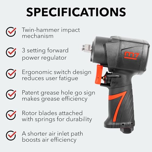 m7 1/2" DR COMPOSITE IMPACT WRENCH 700FT-LBS