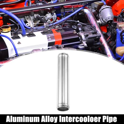 ACROPIX 32mm 1.25" OD 6" 152mm Length Universal Car Aluminum Alloy Intercooler Pipe Straight Air Intake Tube - Pack of 2 - size: OD 1.25"