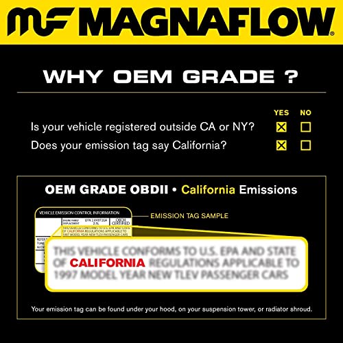 MagnaFlow Performance Exhaust Muffler 12590 - size: 3 in./3 in. Dual Inlet/Outlet