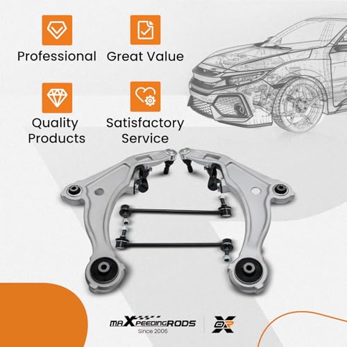 maXpeedingrods 4Pcs Front Lower Control Arm Kit for Nissan Maxima 2009-2014 - size: 4Pcs