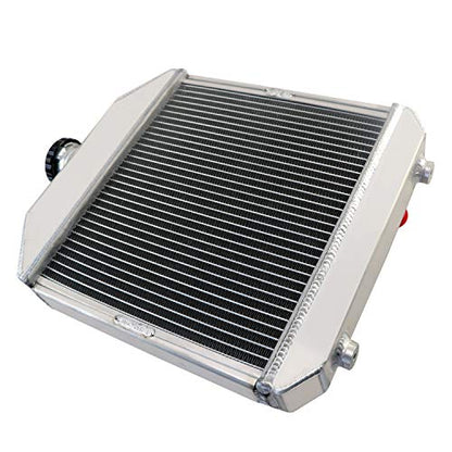 2 Row Radiator Compatible with Yanmar Tractor YM240 YM1700 YM2000 Aluminum Radiators Replacement #124460-44501