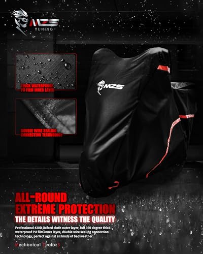 MZS Waterproof Motorcycle Cover for Grom Monkey Ruckus Navi Z125 DAX Papio - size: 73" Mini Motorcycle