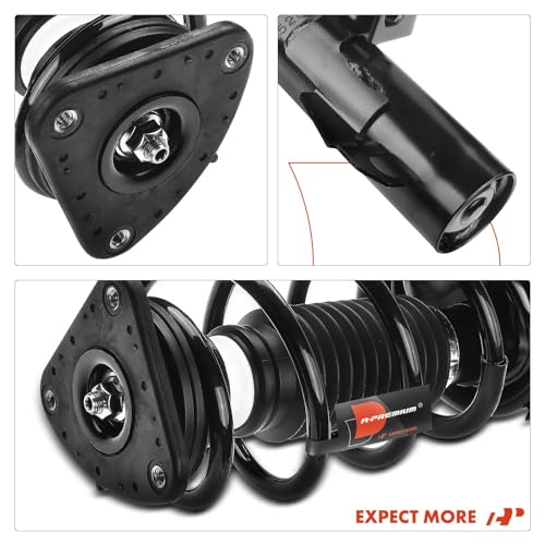 A-Premium Front Complete Strut Assemblies with Coil Springs, Set of 2 - style: Front Struts fit Mazda 3 2004-2013