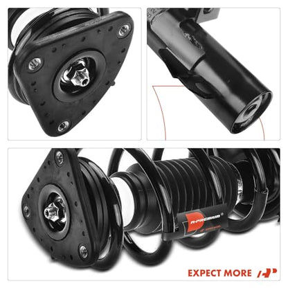 A-Premium Front Complete Strut Assemblies with Coil Springs, Set of 2 - style: Front Struts fit Mazda 3 2004-2013