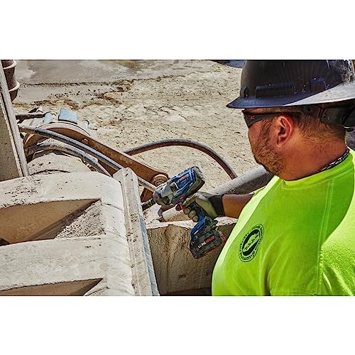 BOSCH GDS18V-740CN PROFACTOR™ 18V Connected-Ready 1/2 In. Impact Wrench with Friction Ring (Bare Tool) - style: Tool Only w/ Bluetooth Connectivity