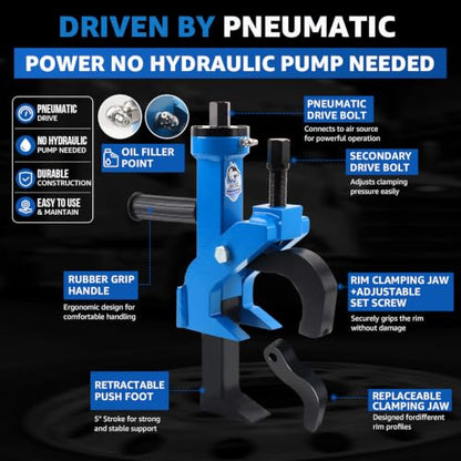 Pneumatic Tire Bead Breaker, 5-Inch Stroke, for 10-42 Inch Tires - color: Pneumatic Bead Breaker
