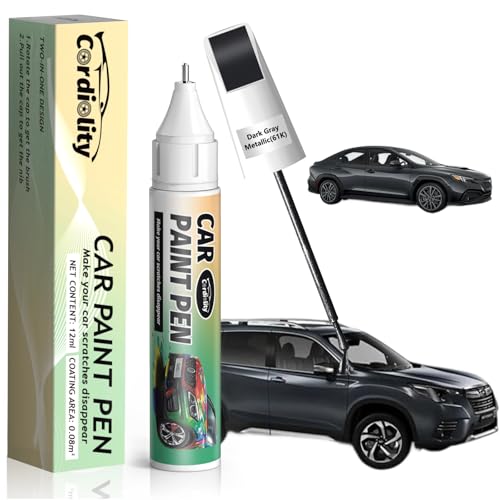 Car Touch Up Paint Dark Gray Metallic(61K) for Subaru - color: Dark Gray Metallic(61K) compatible with BRZ/Crosstrek/Compatible withester-models/Impreza/Legacy-models/WRX/XV-Crosstrek, style: Subaru
