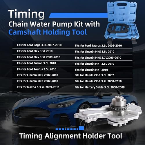 Timing Chain Water Pump Kit with 303-1248 Camshaft Holding Tool