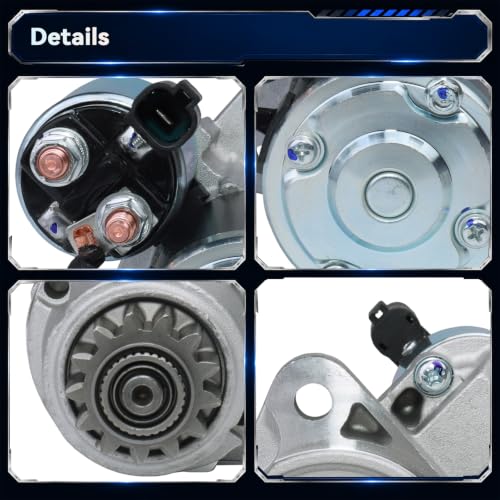 23300JA10A 19063N Starter Motor for 2007-2014 Nissan Altima, 2009-2014 Maxima Murano, 2013-2018 Pathfinder, 2011-2015 Quest & 2014-2018 Infiniti QX60, 2013 JX35, 3.5L, 12V 1.7KW 13 Teeth CCW - size: 23300JA10A