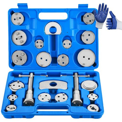 DASBET 24pcs Heavy Duty Disc Brake Caliper Tool Set - color: Blue, size: 24pcs