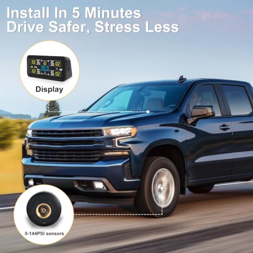 Tire Pressure Monitoring System, Tire Pressure Monitor - size: 4 Sensors