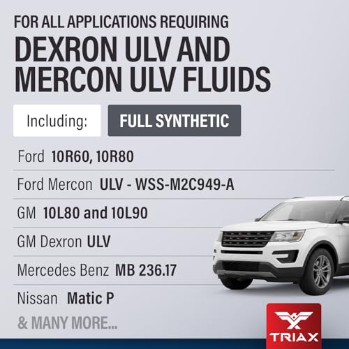 TRIAX ULV ATF Full Synthetic - for Mercon & Dexron ULV (1 Gallon) - size: 1 Gallon