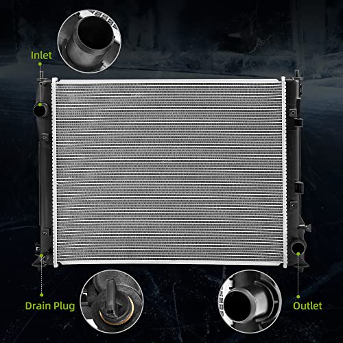AUTOSAVER88 Radiator Compatible with 2016-2021 Honda Civic 2.0L L4 - style: 2016-2020 Honda Civic 2.0L