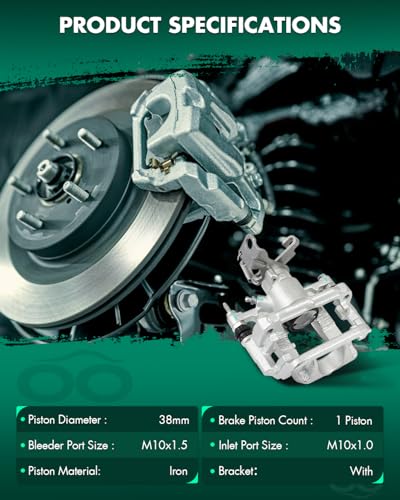 SCITOO Rear Right Passenger Side Disc Brake Caliper 18B5310 - size: Rear Passenger[18B5310]
