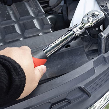 TOMMARS Extendable Ratchet Set 1/4", 3/8", 1/2" Socket Wrench Hand Tool Kit - size: 1/4", 3/8", 1/2" Drive, style: Extendable Ratchet Set