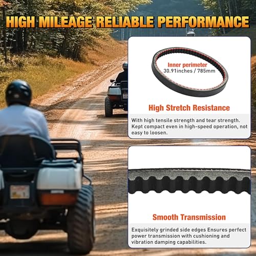 Nilight Drive 30 Series Torque Converter Belt for Manco 5959 Comet 203589 - size: For Manco 5959 Comet 203589, 6PCS