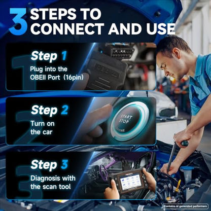 Upgrade of NT604, 2026 FOXWELL NT614 Elite OBD2 Scanner with 5 Resets (ABS Bleeding, EPB, Oil, SAS, Throttle), 4 Systems Code Reader, WiFi Update, AutoVIN, Live Data Car Scanner for DIY Mechanics