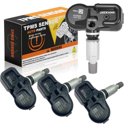 4260706011 Upgraded 315MHz TPMS Sensor Fits for:-Toyota Camry 2007-2011, 4Runner 2003-2018, Corolla 2007-2013, Matrix 2007-2013, Prius 2006-2015, Tacoma 2007-2015, Yaris 2007-2011 - 4pcs