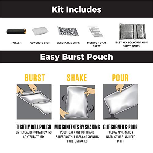 Rust-Oleum RockSolid Garage Floor Coating Kit, Modern Greige, 1 Car Kit - color: Modern Greige, size: 1 Car