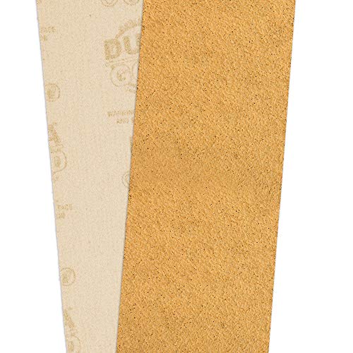 Dura-Gold Premium - 40 Grit Gold - Hook & Loop Backing Longboard Continuous Sandpaper Roll, 2-3/4" Wide, 12 Yards Long - For Automotive & Woodworking Air File Long Board Sanders, Hand Sanding Blocks - size: 40-Grit