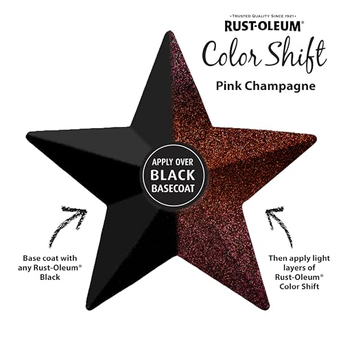 Rust-Oleum Color Shift Pink Champagne Spray Paint - color: Pink Champagne, size: 11 oz (Pack of 1)