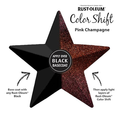 Rust-Oleum Color Shift Pink Champagne Spray Paint - color: Pink Champagne, size: 11 oz (Pack of 1)