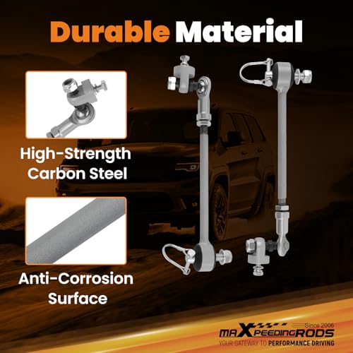 maXpeedingrods Front Sway Bar Quick Disconnects for 84-01 Jeep Cherokee XJ