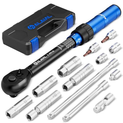 3/8" Drive Magnetic Spark Plug Socket Set, 5-45FT.LB/6.8-61Nm - size: 14PCS