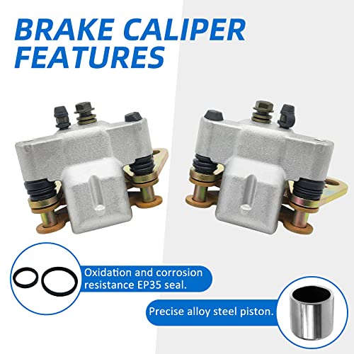 Front Left Right Brake Caliper Assembly for Polaris ATV Sportsman 400 450 500 600 700 800 500 Magnum 330 ATP 330 500 Tractor 500 6X6 1910841 1910842