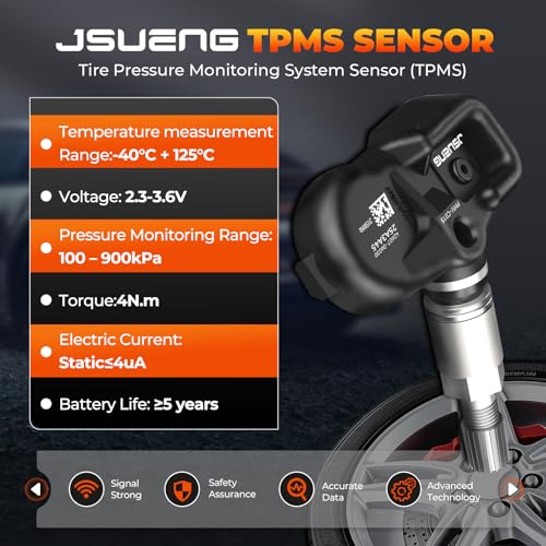 TPMS Sensors,315Mhz set of 4 Tire Pressure Monitor System for Lexus Toyota - size: 4260748010