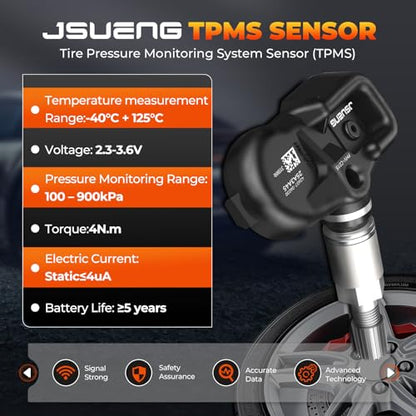 TPMS Sensors,315Mhz set of 4 Tire Pressure Monitor System for Lexus Toyota - size: 4260748010