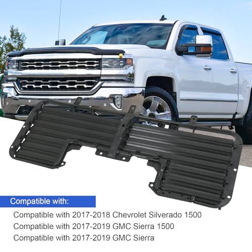 Active Grille Shutter Compatible with 2017-2018 Chevrolet Silverado 1500